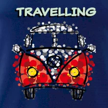 Traveling kreslené auto (lulu_art)