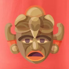 Mayové maska černoch