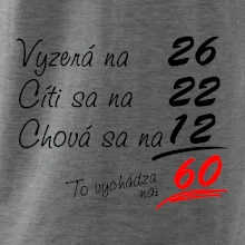 Vyzerá, cíti sa, chová sa - 60 rokov