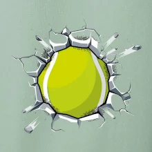 Tenisová loptička v triku