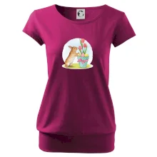 Veľkonočný zajačik tulipány