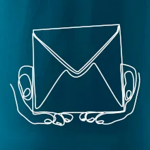 Obálka pôšták jedným ťahom Obálka pôšták jedným ťahom