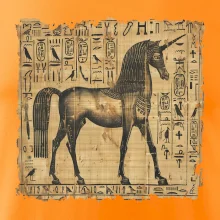 Egyptské hieroglyfy jednorožec