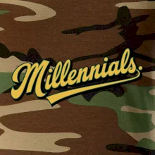 Generace Y - Millennials žlutý nápis