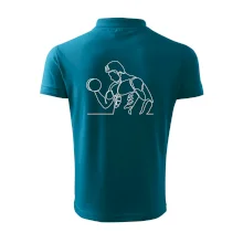 Fitness muž jedným ťahom