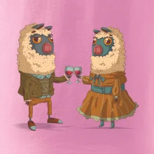 Alpaky s vínom pár