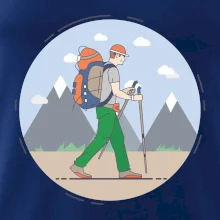 Farebný párový motív na hory