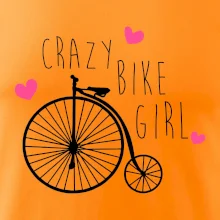 Crazy bike girl