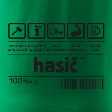 Čiarový kód - Hasič / hasička Čiarový kód - Hasič / hasička