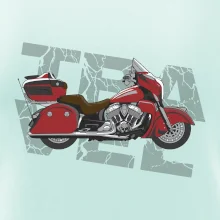 Cestovná motorka Amerika červená Cestovná motorka Amerika červená