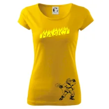 Hasič stojaci - nápis hasiči - Veľký nápis na chrbte