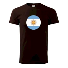 Argentína vlajka guľatá