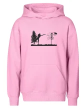 Disc golf - žena čierny obrázok