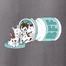 Bullterrier Friends Forever zelené (Pecka design)