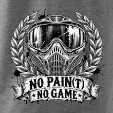 No Paint, No Game – motív s maskou