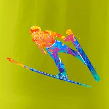 Skokan na lyžiach splash