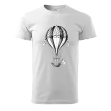 Teplovzdušný balón kreslený