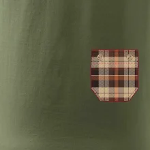 Flanelové triko hnědé Flanelové triko hnědé