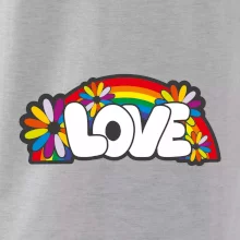 Love s dúhou v pozadí