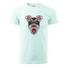 Knírač hlava barevná