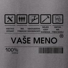 Vaše meno - čiarový kód