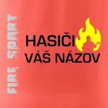Hasiči - Váš názov - FLUO + Reflexná potlač