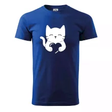 Mačka drží srdce Mačka drží srdce