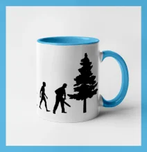 Evolúcia drevorubač - píla a strom