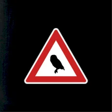 Dopravná značka - Pozor sova