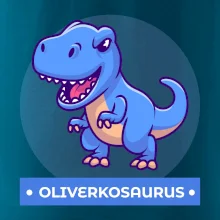 Dinosaurie mená - modrý dinosaurus