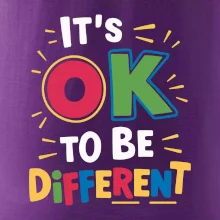 It's OK to be different