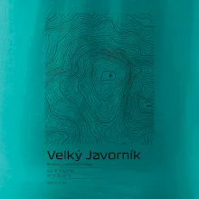 Velký Javorník (Beskydy) - vrstevnice v obdĺžniku