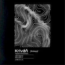 Kriváň - vrstevnice v obdĺžniku