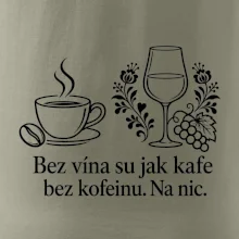 Bez vína su jak kafe bez kofeinu. Na nic