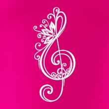 Husľový kľúč kvety Husľový kľúč kvety