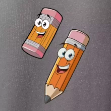 Parové tričko - Ceruzka a guma