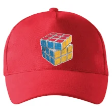 Rubikova kocka kreslená