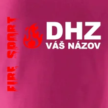 DHZ (oheň, firesport, názov sboru - vlastný nápis)
