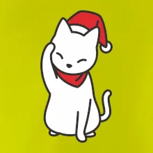 Vianočná mačka mávajúca