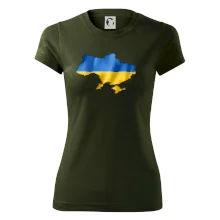 Ukrajina vlajka mapa Ukrajina vlajka mapa