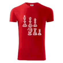 Šachové figúrky kreslené