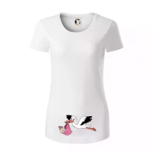 Bocian a bábätko - dievča (Hana-creative)