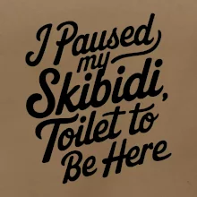 I Paused My Skibidi Toilet to be Here
