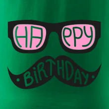 Mustache narozeniny - okuliare