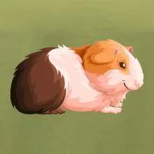 Morča - kreslené z boku