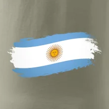 Argentína vlajka obhrýzaná