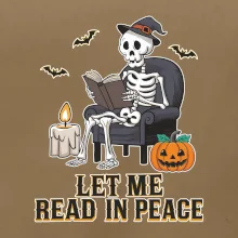 Let me read in peace