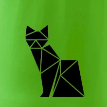 Origami mačka z boku