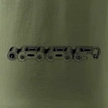 Cyklistická reťaz nákres