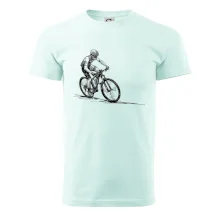 MTB kreslený cyklista